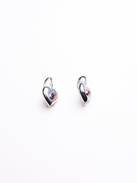 Billie Heart Gem Earrings