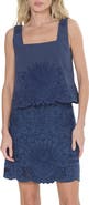 CIEBON Rhea Embroidered Cotton Tank