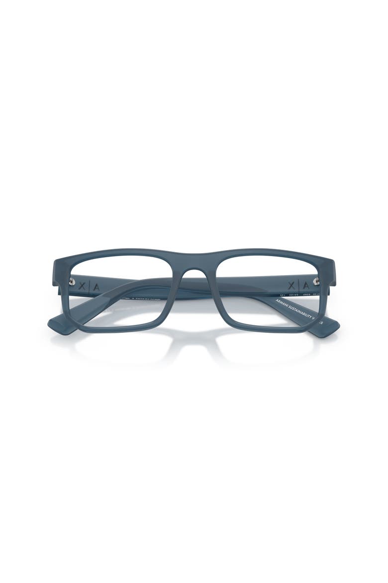 54mm Rectangle optical glasses, Alternate, color, Blue