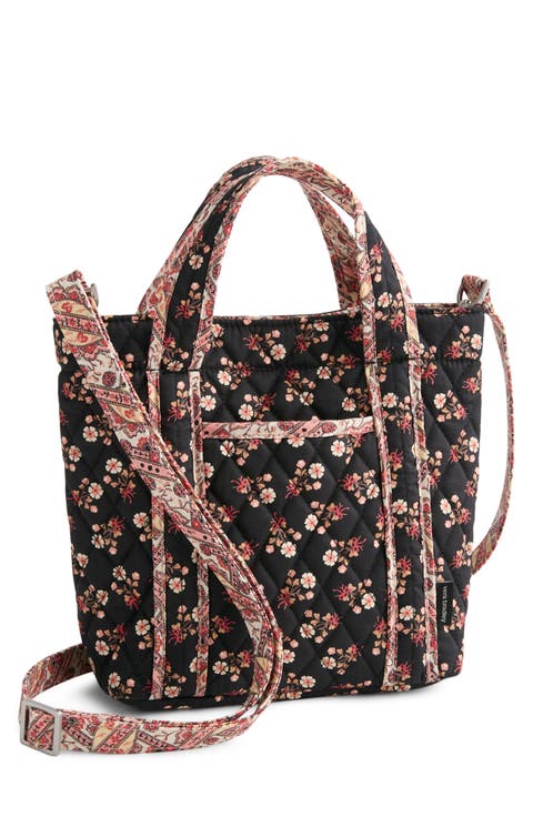 Mini Hathaway Ditsy Floral Quilted Reversible Tote