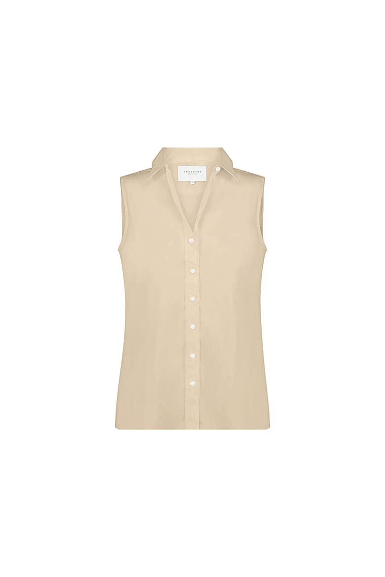 The Sleeveless Shirt, Alternate, color, Taupe
