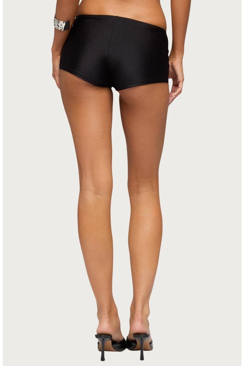 Irenah Micro Shorts, Alternate, color, BLACK