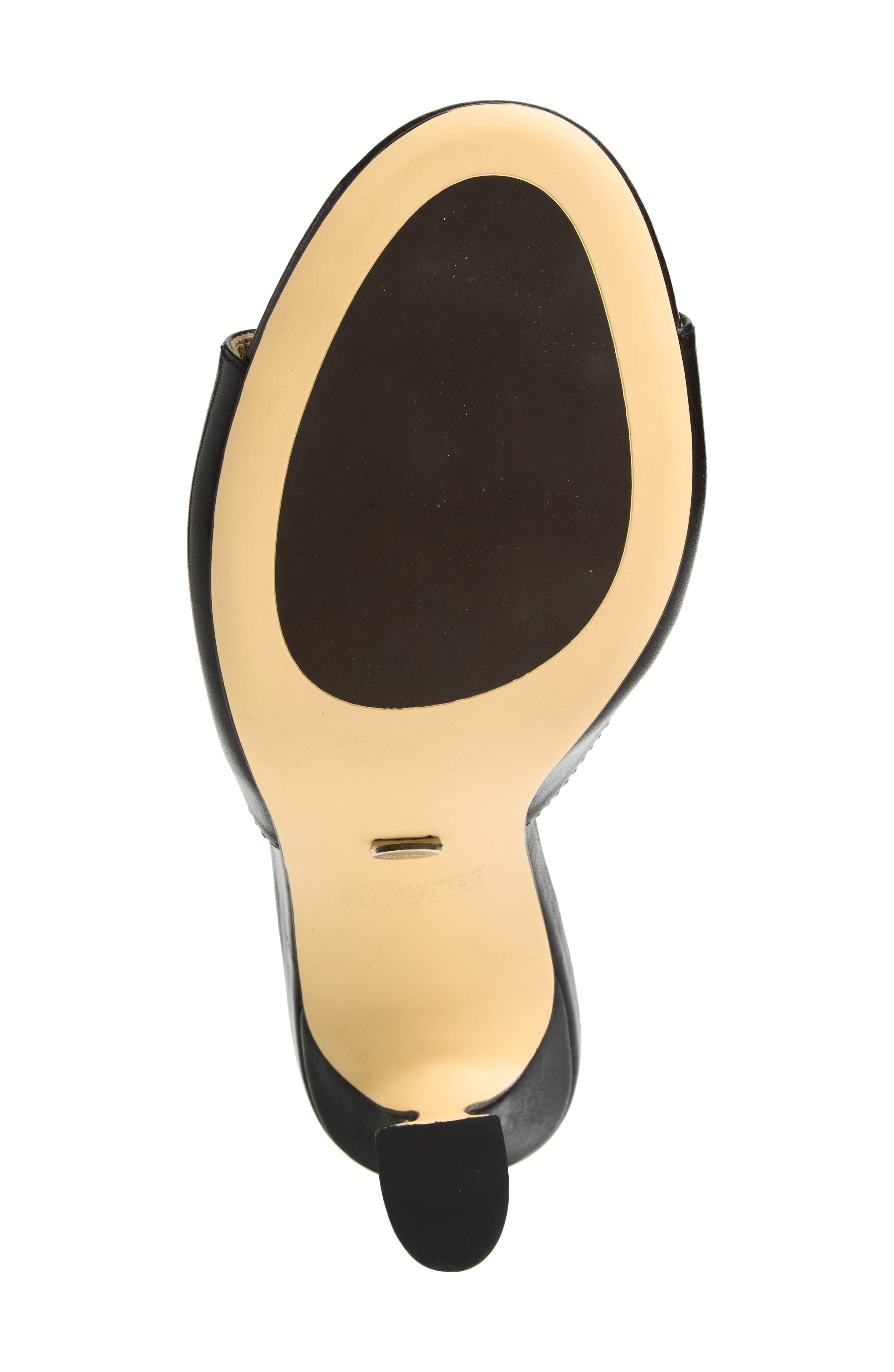 Tony Bianco Victoria Open Toe Slide Sandal, Alternate, color, Black Vintage