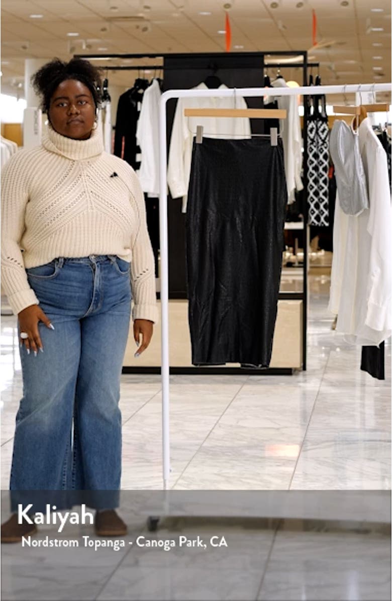 The Crocodile Midi Skirt, sales video thumbnail