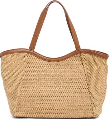 Ilsie Large Raffia Tote Bag
