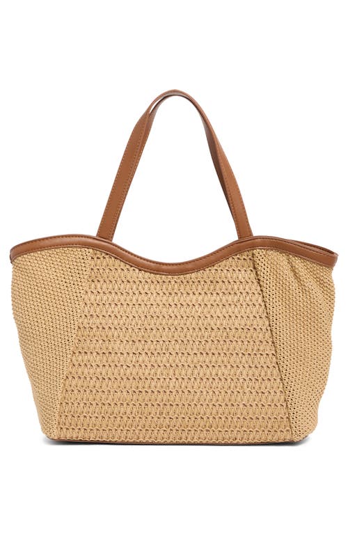 SAM EDELMAN SAM EDELMAN ILSIE LARGE RAFFIA TOTE BAG