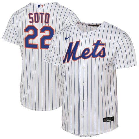 Youth Nike Juan Soto White New York Mets Home Replica Jersey