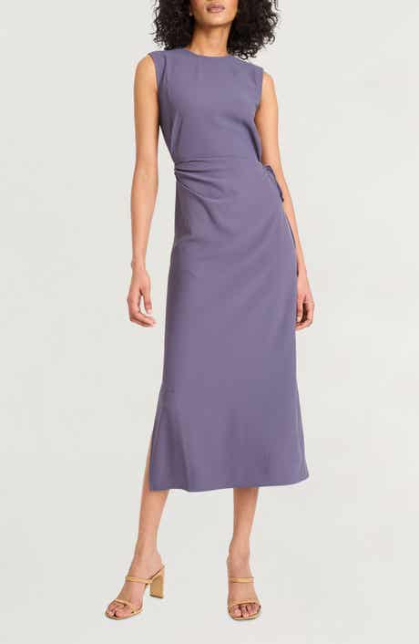 Luxely Side Tie Sleeveless Dress