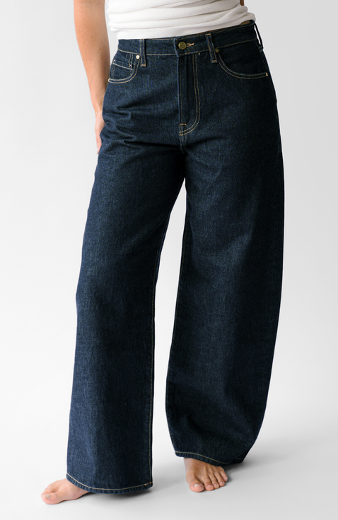 The Miri Petite High-Rise Baggy Jean