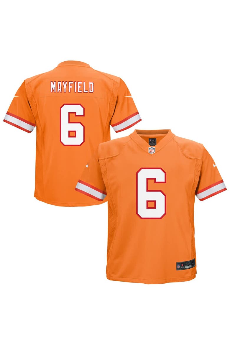 Toddler Nike Baker Mayfield Orange Tampa Bay Buccaneers Alternate Game Jersey, Main, color, Orange