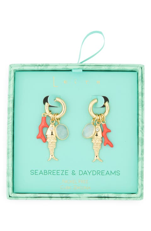 Seabreeze & Daydreams Fish Drop Earrings