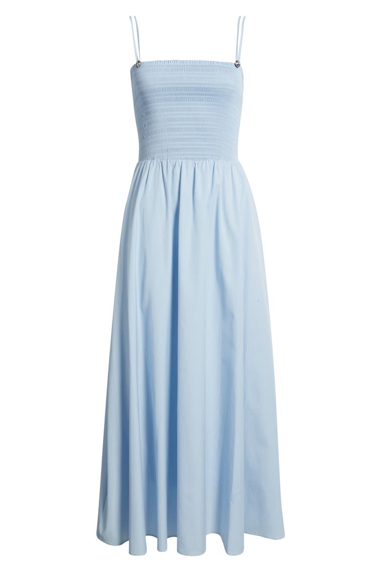 Hallie Cotton Poplin Dress, Alternate, color, LTBLU