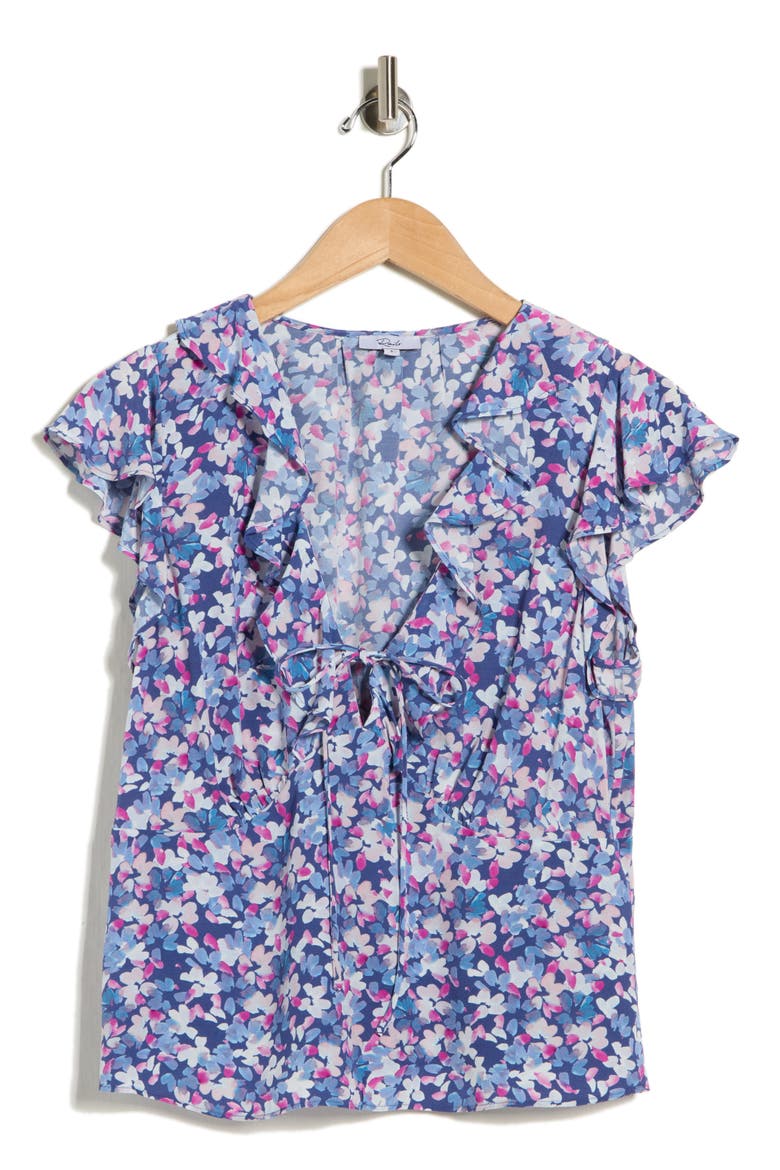 Carmine Ruffle Collar Top, Alternate, color, BLUE BLOSSOM