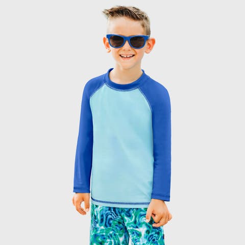 Boys UPF 50+ Long Sleeve Rashguard (Toddler, Little Kid & Big Kid)
