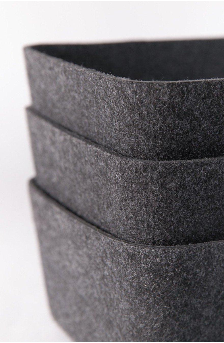 SortJoy The Sculpted Bin - Long, Alternate, color, Carbon