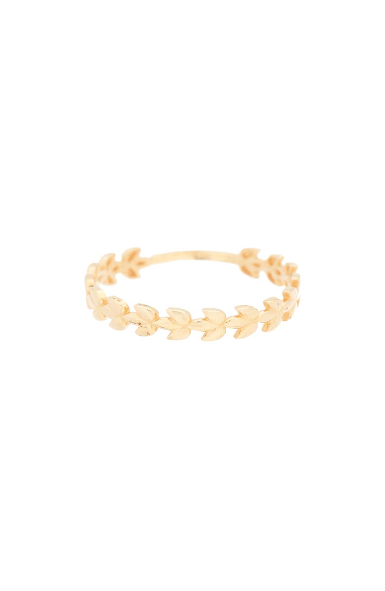 Bony Levy 14K Gold Flower Stacking Ring, Alternate, color, 