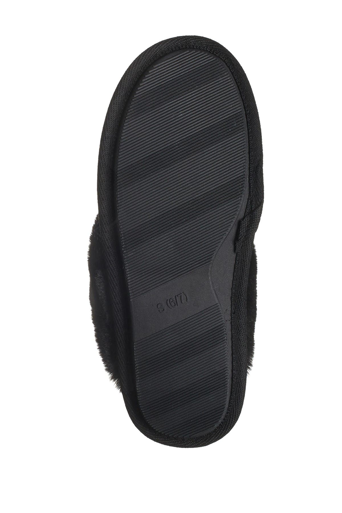 Kensie Faux Fur Lined Slipper, Alternate, color, 