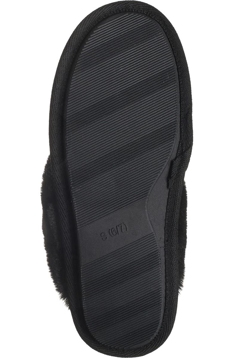 Kensie Faux Fur Lined Slipper, Alternate, color,