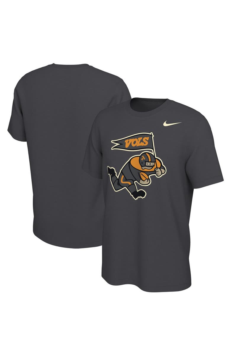 Nike Men's Nike  Anthracite Tennessee Volunteers Football Man Smokey T-Shirt, Alternate, color, Anthracite