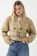MissPap Tailored Cropped Trench Coat