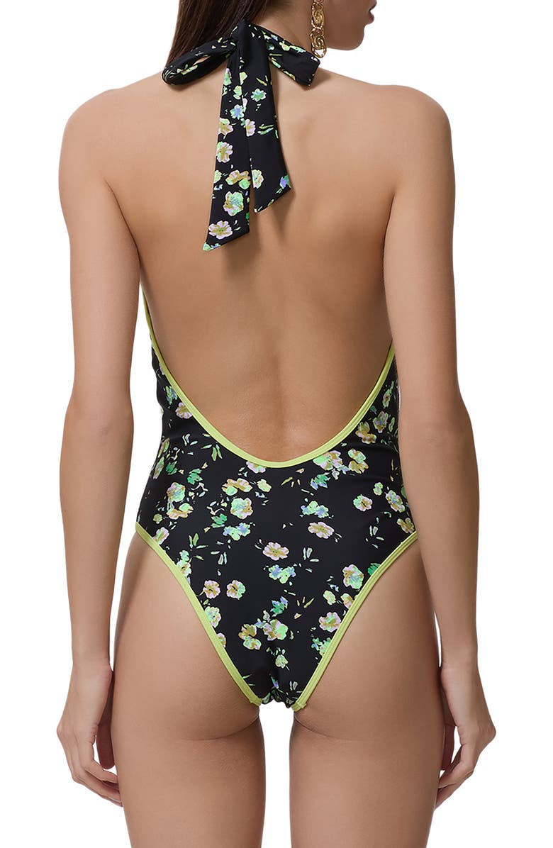 AFRM Sardina One-Piece Swimsuit, Alternate, color, Citrus Daisy
