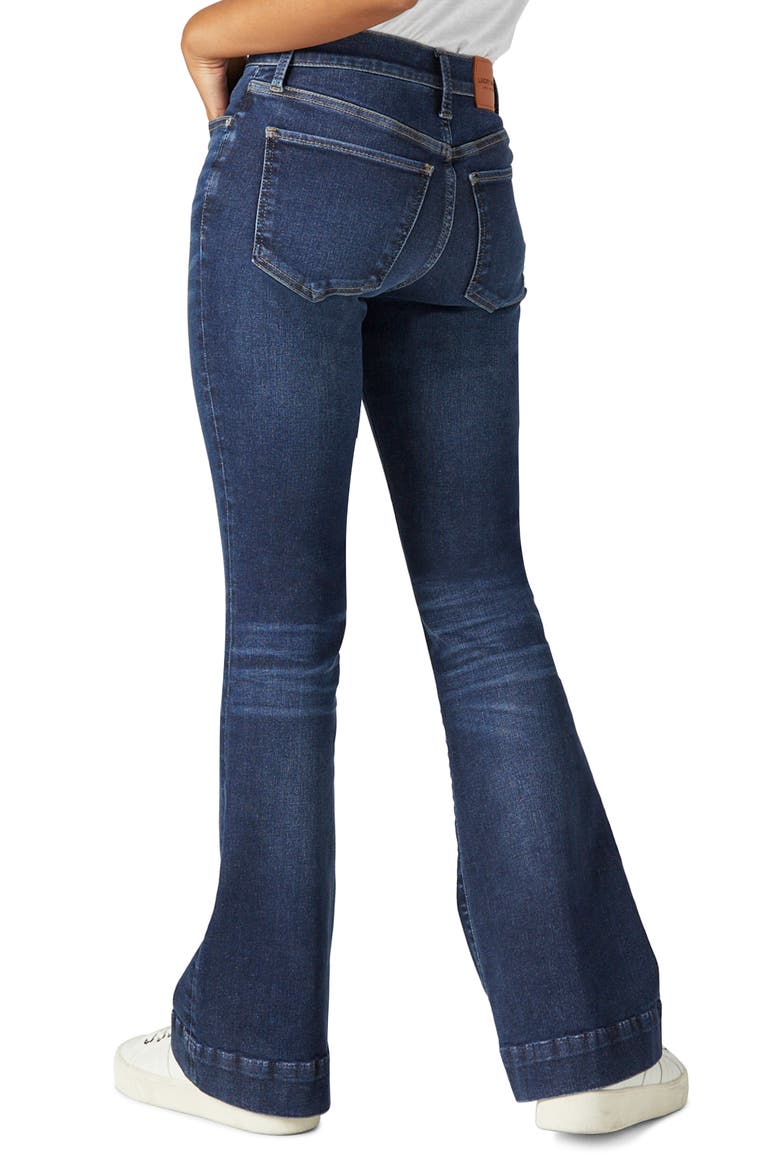 Stevie High Waist Flare Jeans, Alternate, color, MONSOON