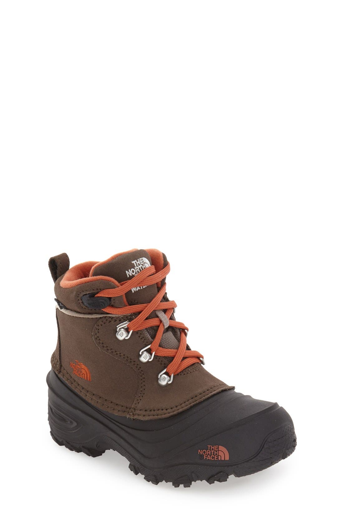 'Chilkat II' Waterproof Insulated Snow Boot, Main, color, MUD PACK BROWN/ SIENNA ORANGE