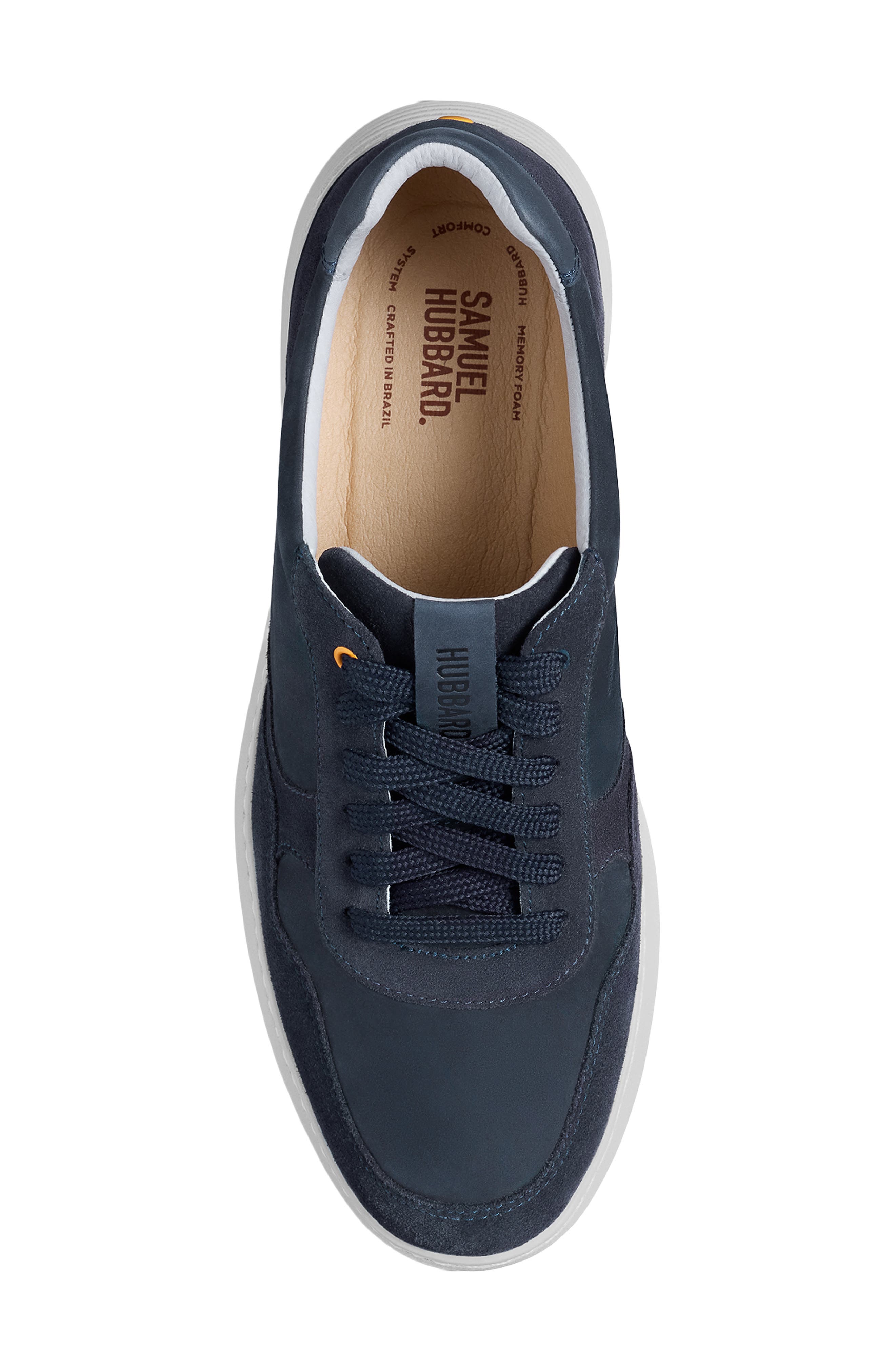 Featherlight Napa Sneaker, Alternate, color, DARK NAVY NUBUCK