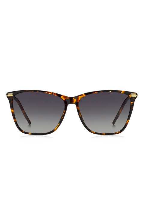 58mm Square Sunglasses