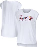 WEAR by Erin Andrews Women's WEAR by Erin Andrews White Arizona Cardinals Greetings From Muscle T-Shirt