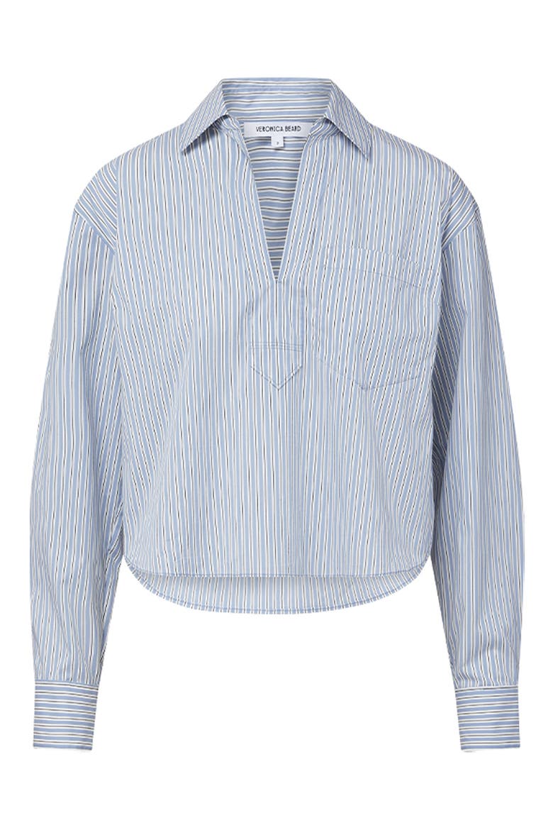 Khai Collared Top, Alternate, color, BLUE/ MULTI