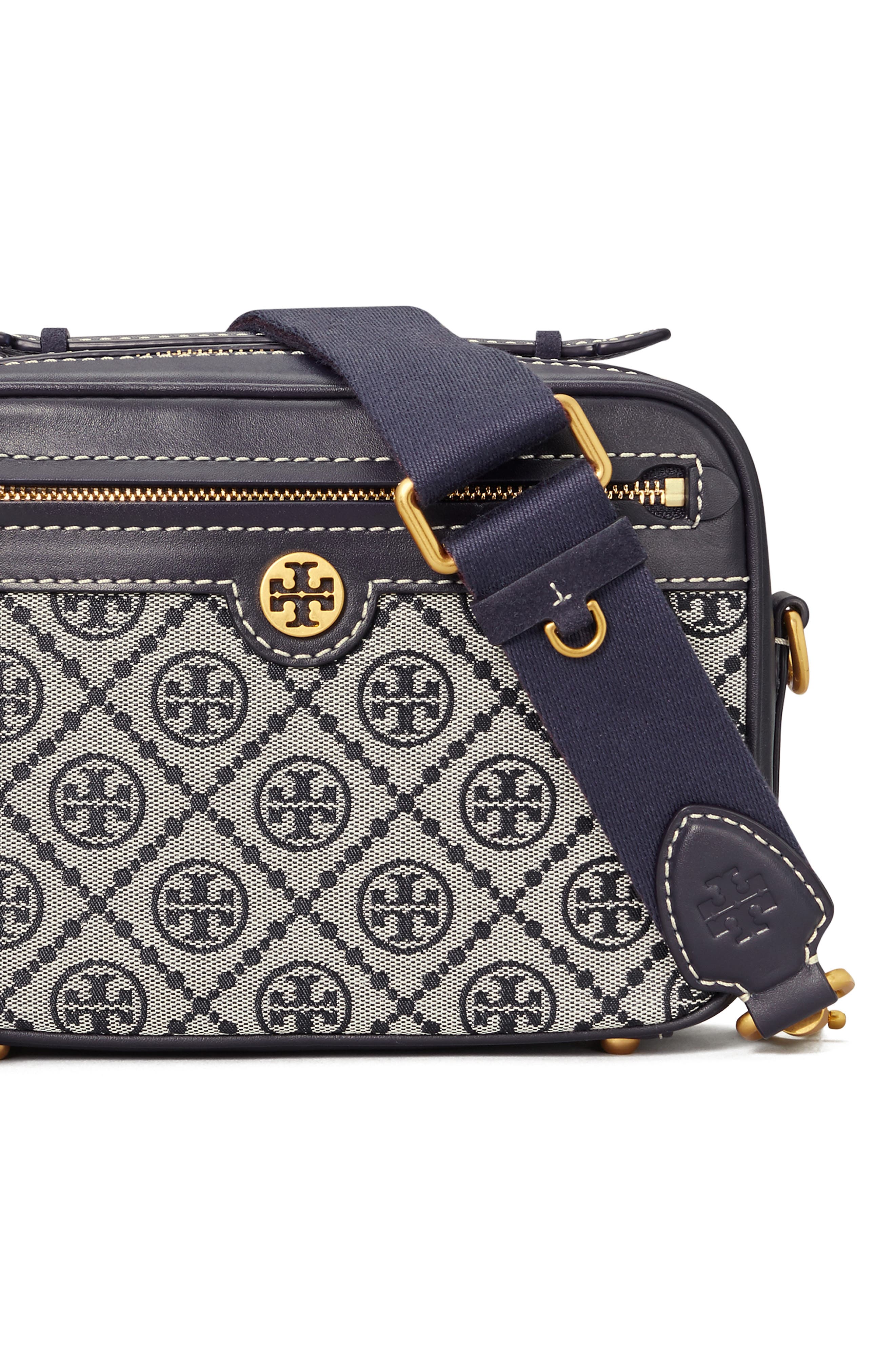 Tory Burch T Monogram Jacquard Camera Bag, Alternate, color, 