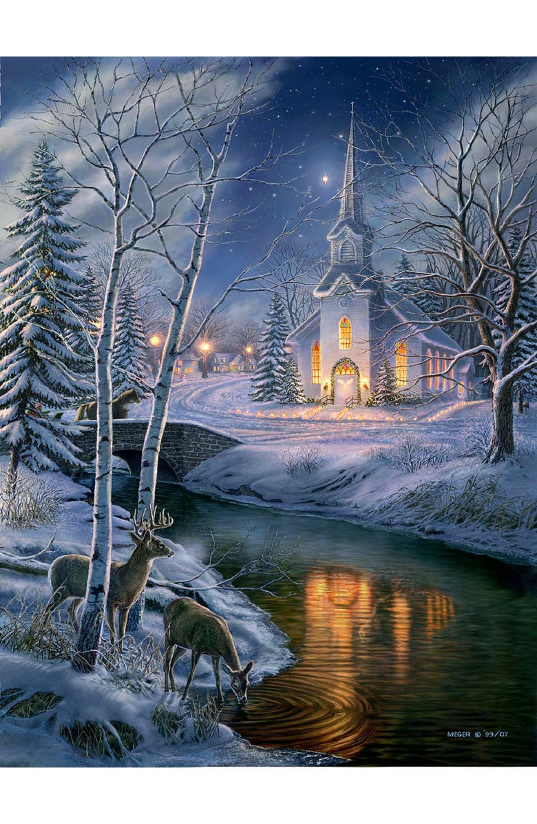Sunsout O Holy Night 1000 piece Jigsaw Puzzle for Adults, Alternate, color, Multicolor