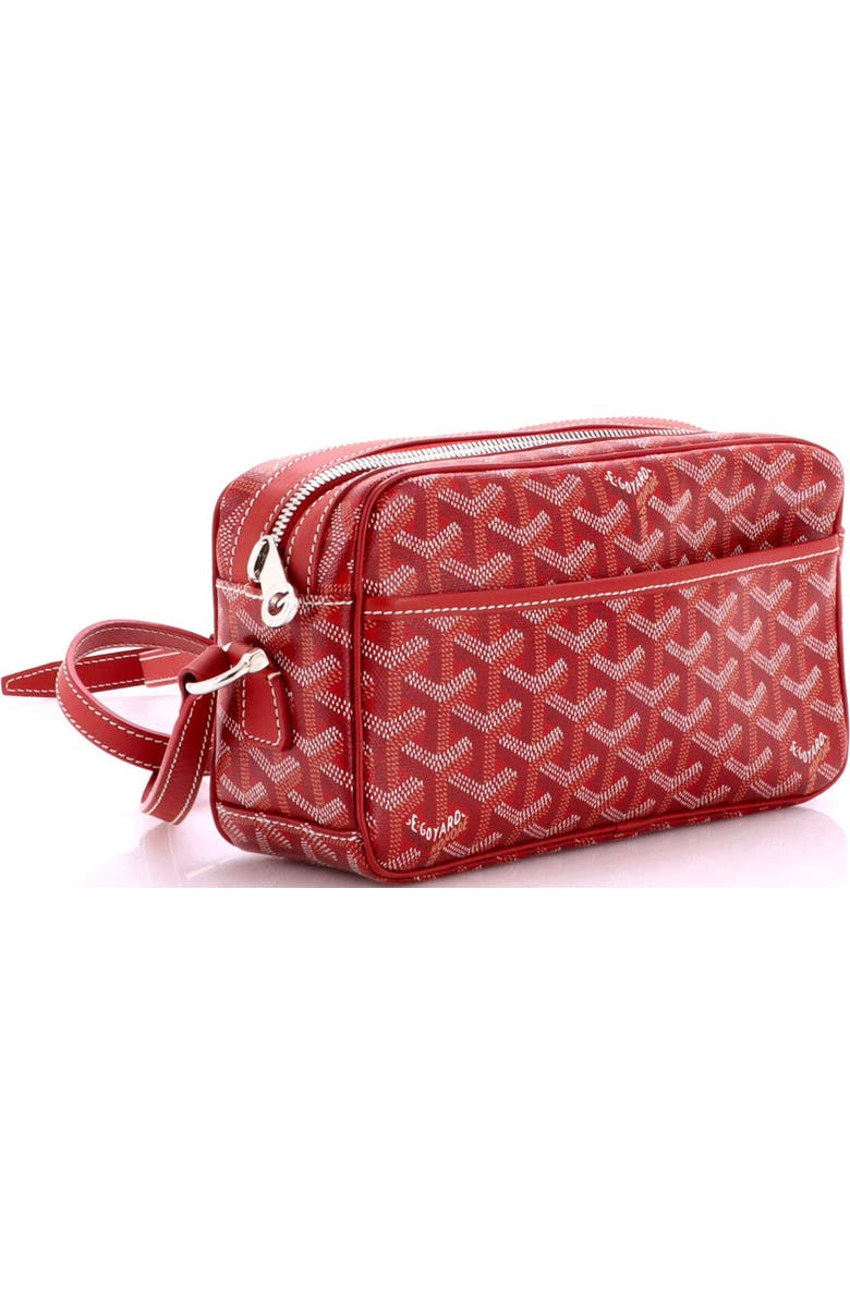 Pre-Owned Goyard Cap Vert Bag Coated Canvas, Alternate, color, Red