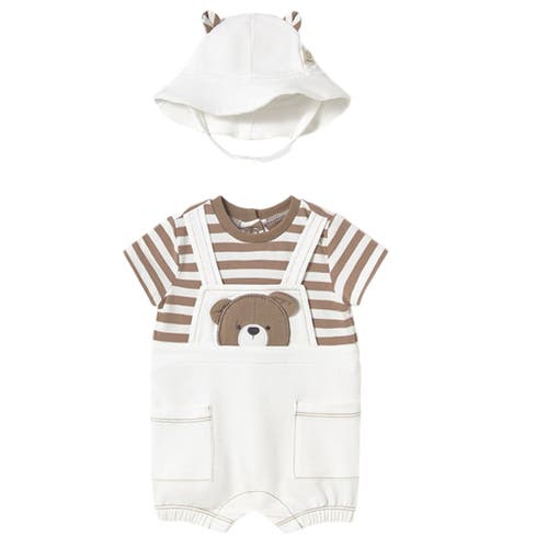 Mayoral Knit Bunny Outfit Set in Brown 