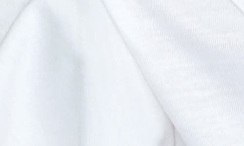 Truly Me Kids' Pineapple Embellished Flutter Sleeve T-shirt In White