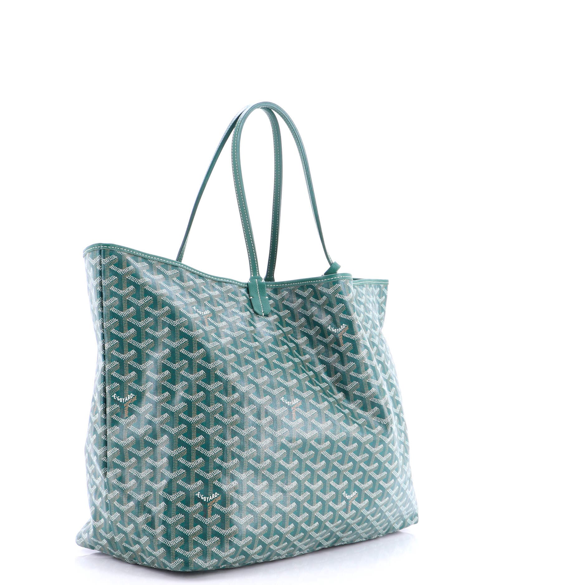 Pre-Owned Goyard Saint Louis Tote Coated Canvas GM, Alternate, color, Green