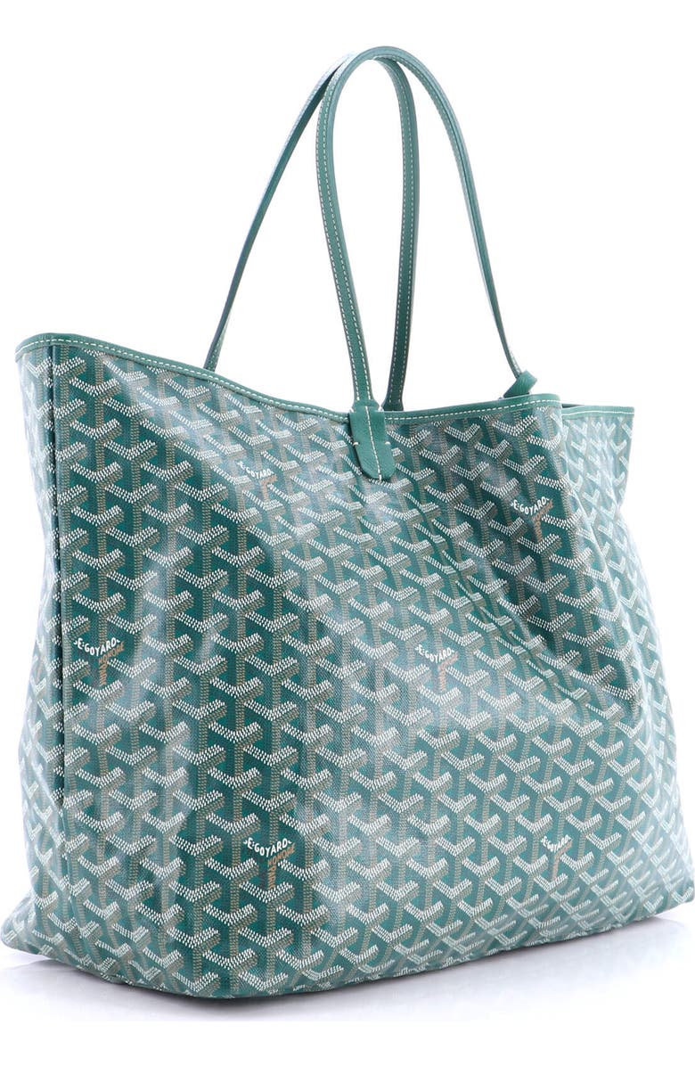 Pre-Owned Goyard Saint Louis Tote Coated Canvas GM, Alternate, color, Green