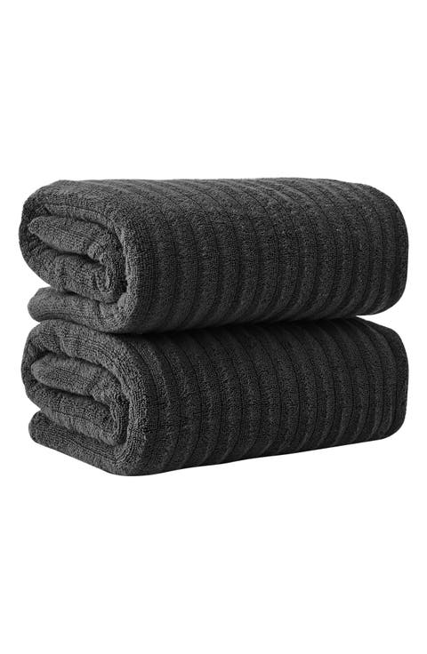 Combed Cotton 2-Pack Bath Towels