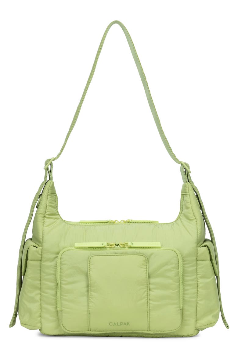 Diaper Crossbody Bag, Alternate, color, LIME