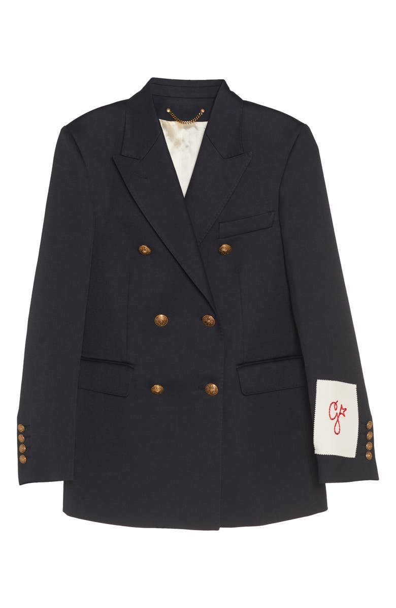Golden Goose Diva Double Breasted Blazer, Alternate, color, Dark Blue
