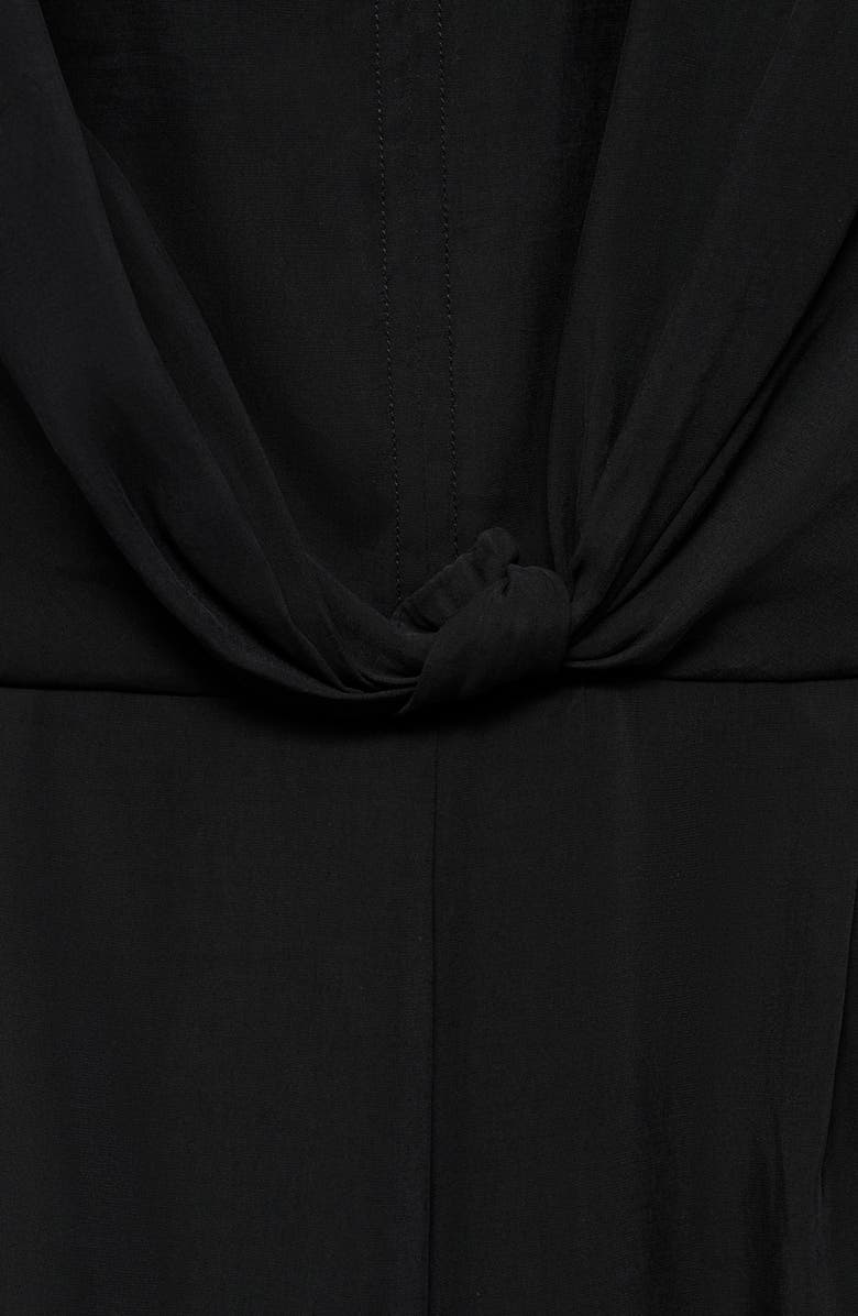 MANGO Knotted Short Sleeve Jumpsuit, Alternate, color,