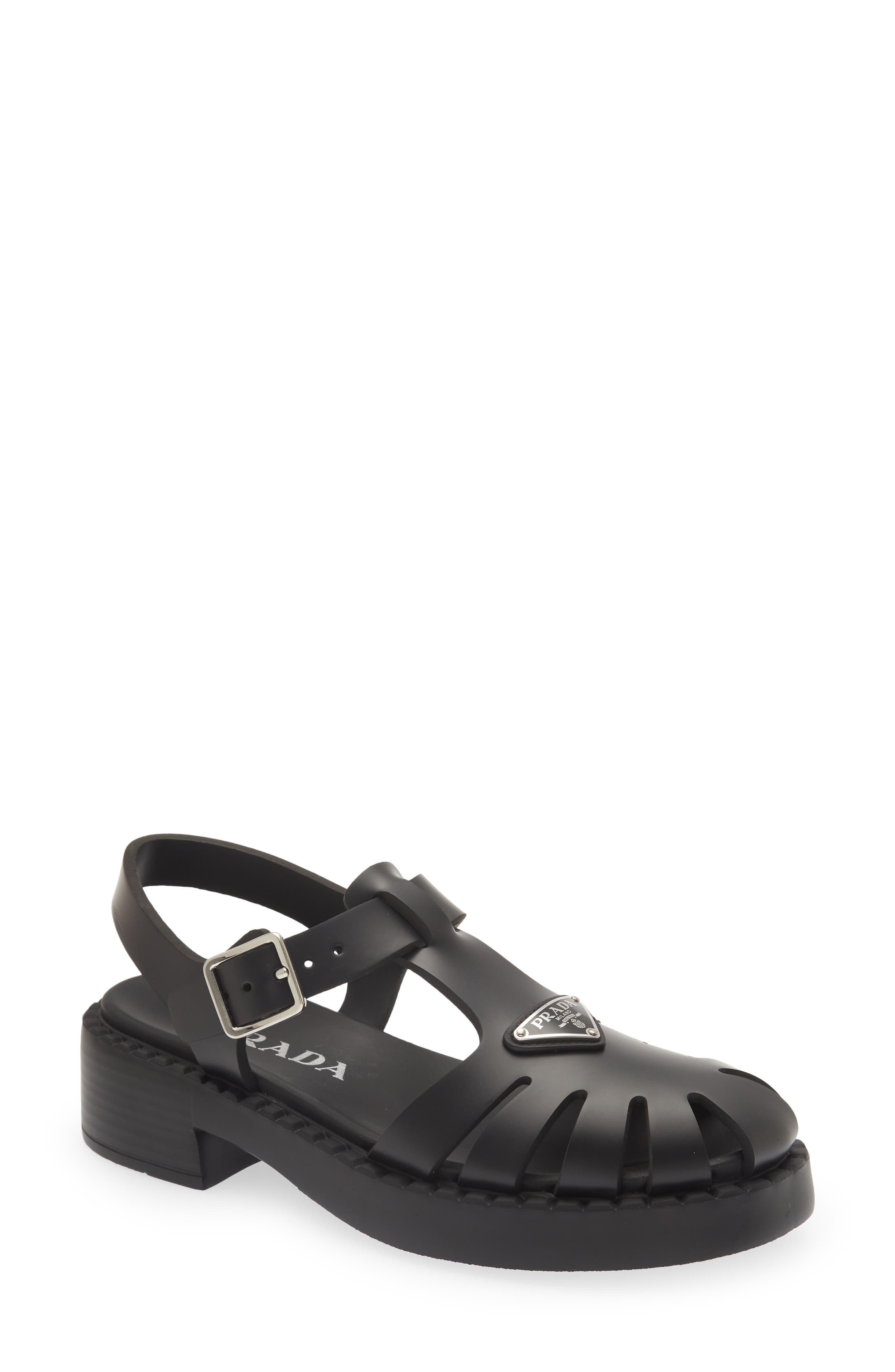 Logo Fisherman Sandal, Main, color, NERO