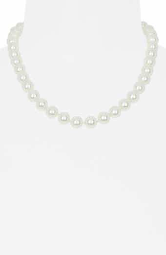 14K Gold & 7-8mm White Cultured Freshwater Pearl Necklace