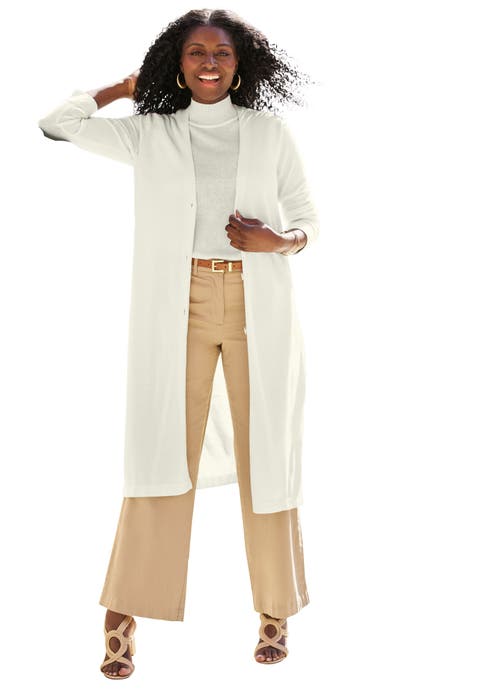 Fine Gauge Cardigan Topper (Plus Available)