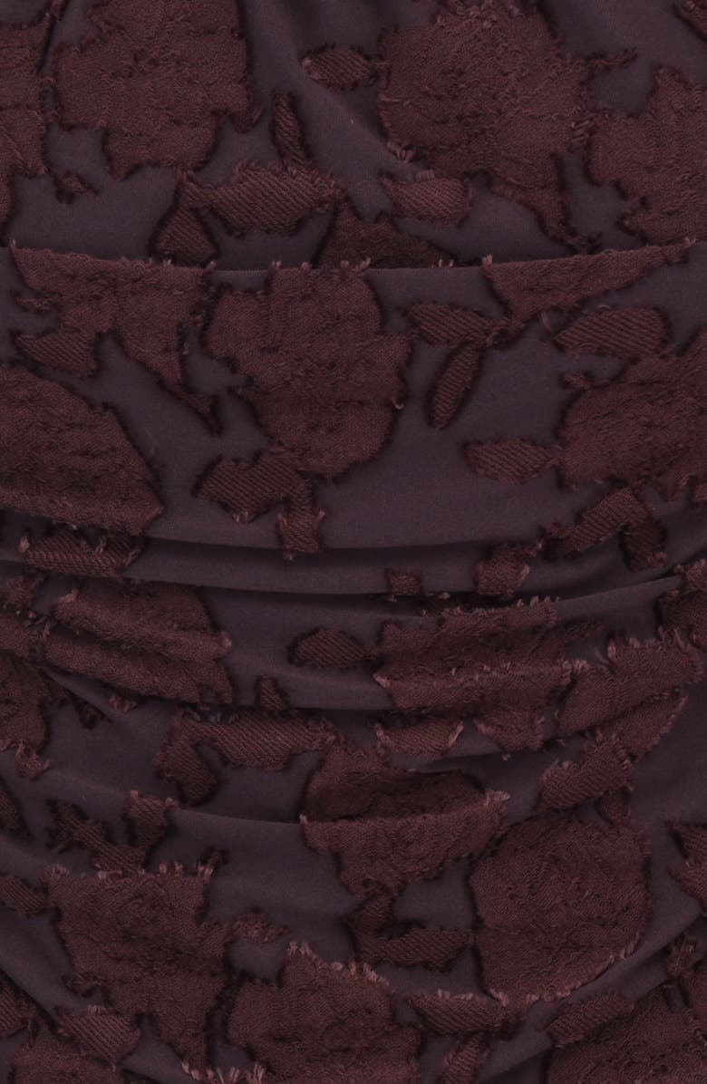 HOUSE OF CB Kyra Halter Top, Alternate, color, Brown Leather