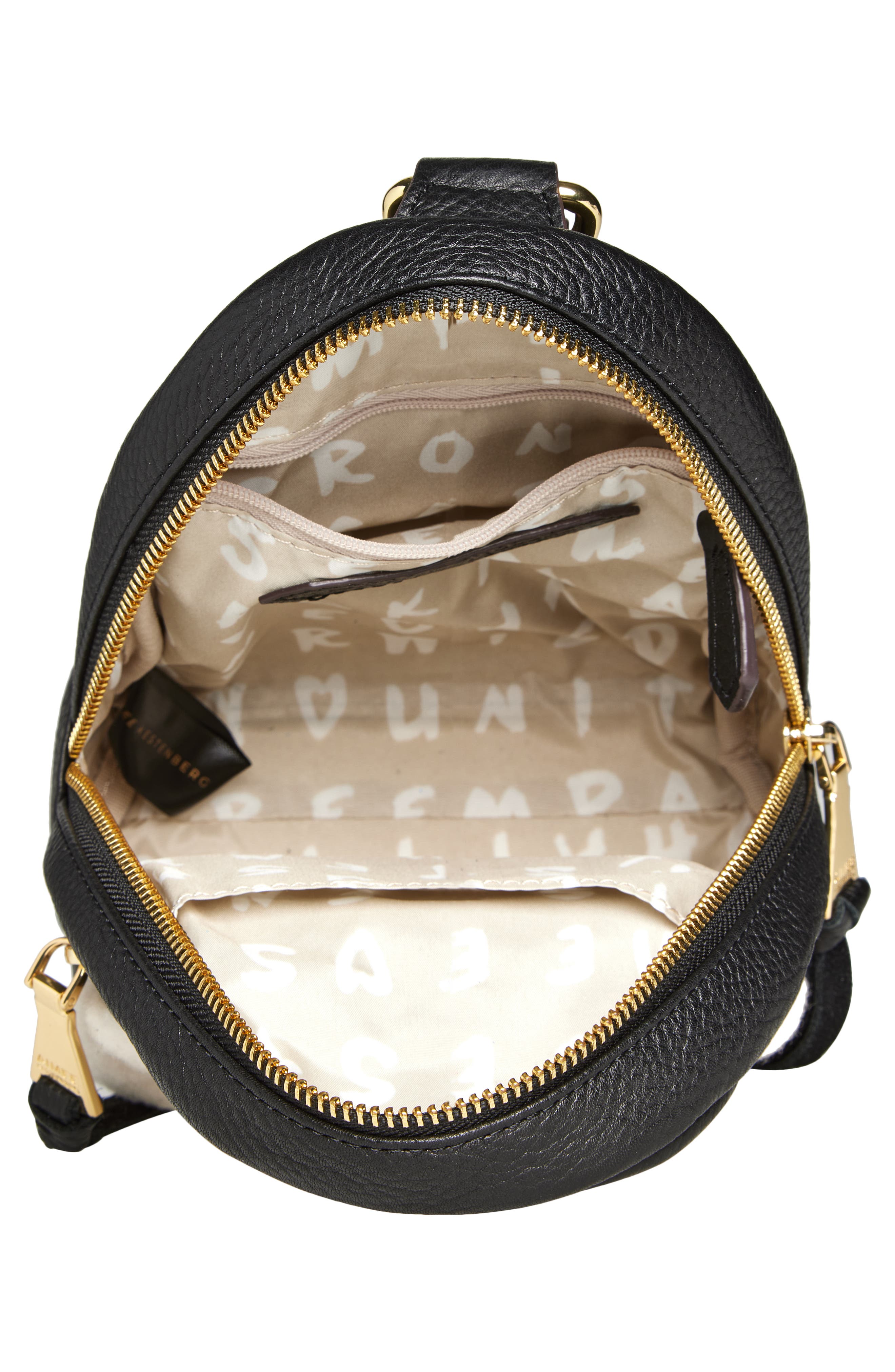 AIMEE Breeze Genuine Shearling & Leather Sling Bag, Alternate, color, 