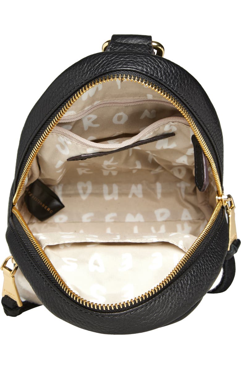 AIMEE Breeze Genuine Shearling & Leather Sling Bag, Alternate, color,