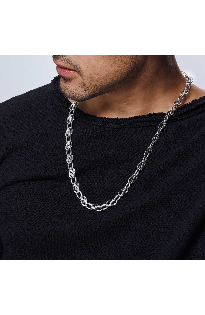 John Hardy Asli Sterling Silver Chain Link Necklace, Alternate, color, 