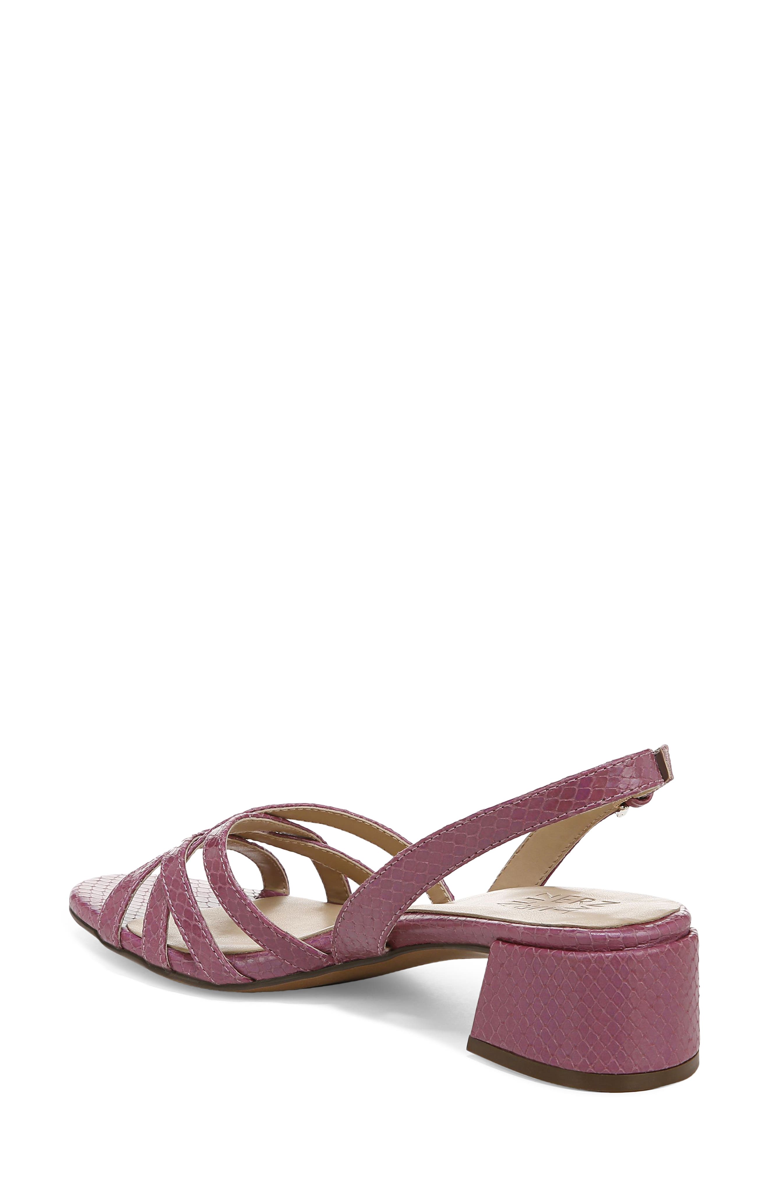 Jolee Strappy Slingback Sandal, Alternate, color, PLUM SNAKE PATTERN SYNTHETIC